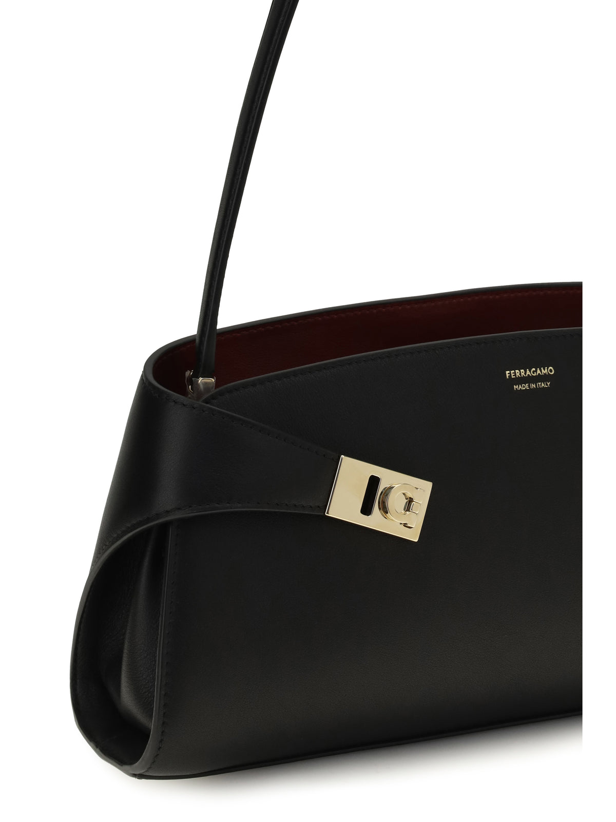 Ferragamo Hug East-West Shoulder Bag - Black