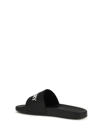 BURBERRY Logo Slippers