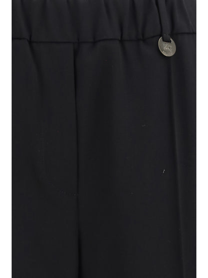 Burberry Wool jogging Pants - Black