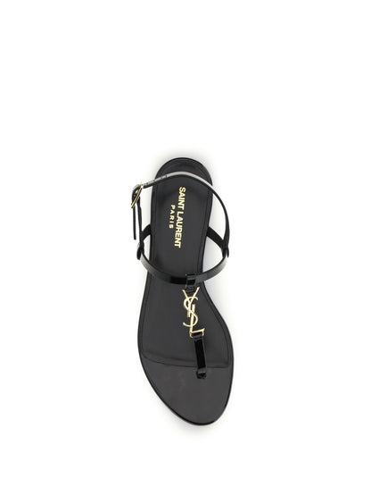 SAINT LAURENT Cassandra patent leather Sandals