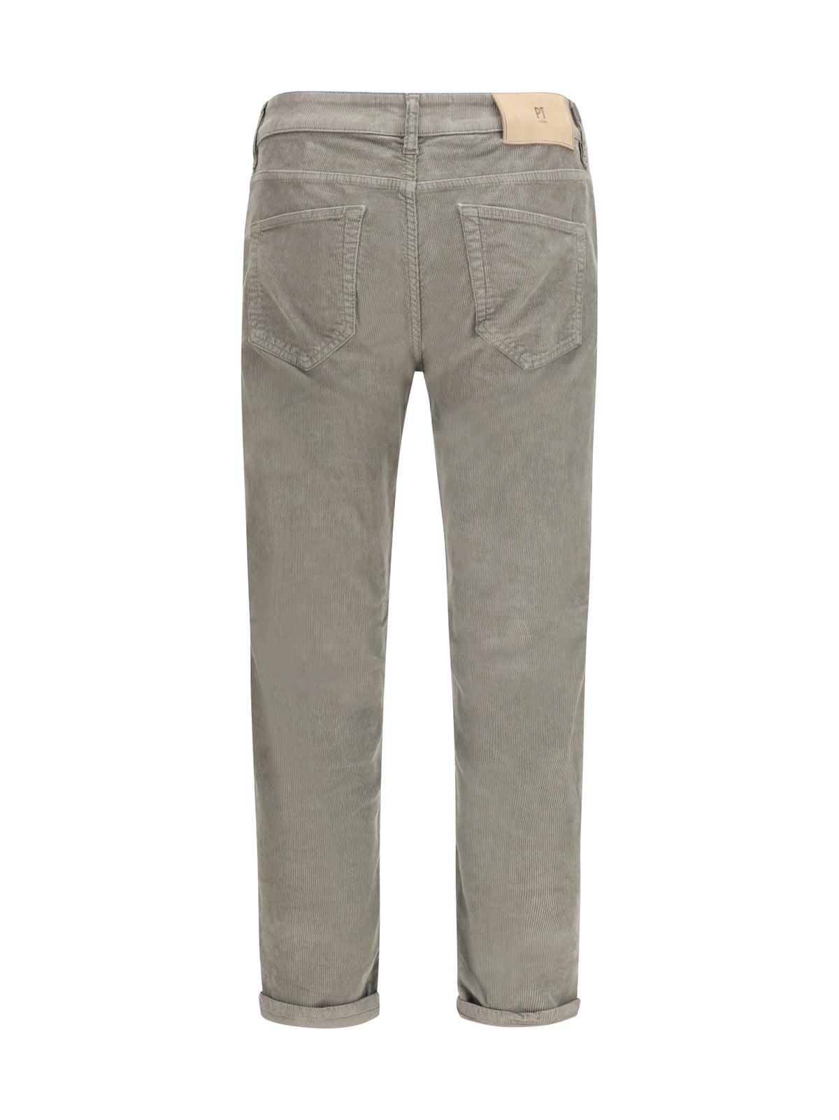 PT Torino Corduroy design Pants - Tortora Pigmento