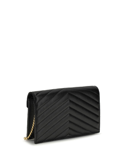 SAINT LAURENT Envelope Cassandre Wallet