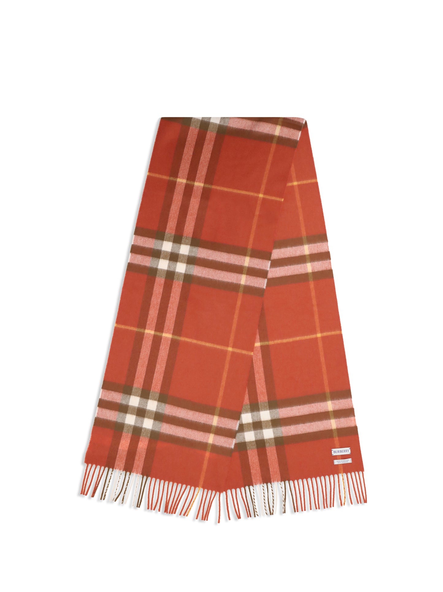 BURBERRY Cashmere Check Scarf