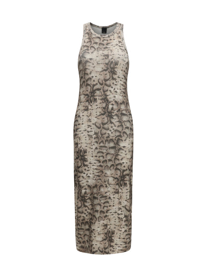 PINKO Novoli midi animal print Dess