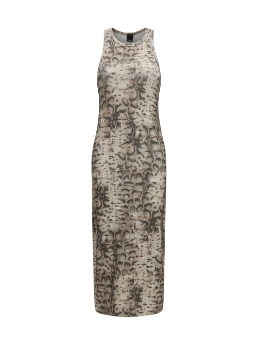 PINKO Novoli midi animal print Dess