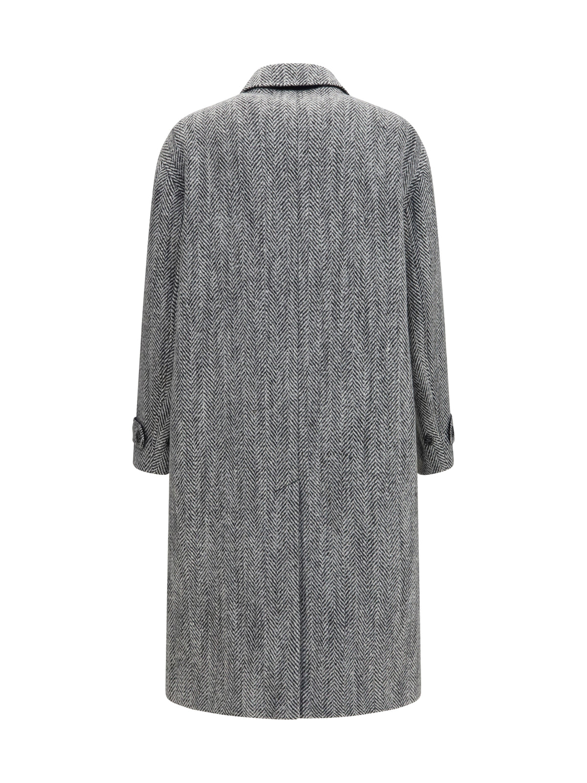 Dolce & Gabbana Chevron wool-blend single-breasted Coat - Tess.Accoppiato-Doub