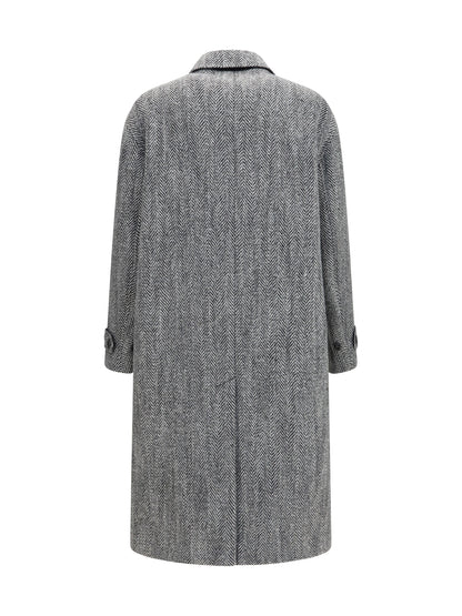 Dolce & Gabbana Chevron wool-blend single-breasted Coat - Tess.Accoppiato-Doub