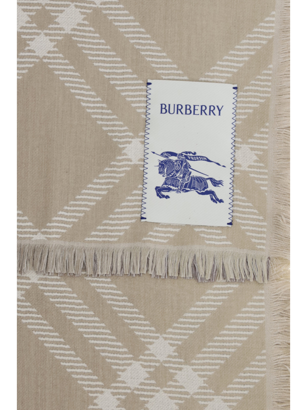 Burberry Wool and silk Scarf - Sand