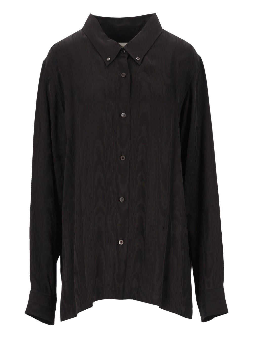 Dries Van Noten "Cheers" Soft Viscose Shirt - Black