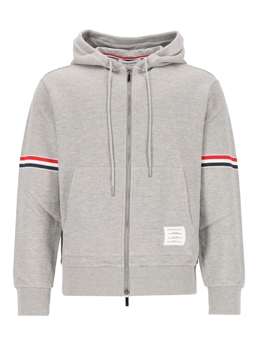 Thom Browne Rwb Hoodie - Grey