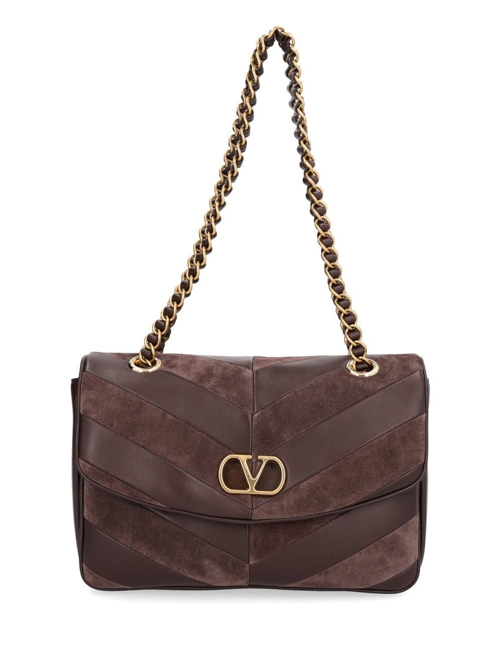 Valentino Garavani "Djuna" Medium Bag - Brown