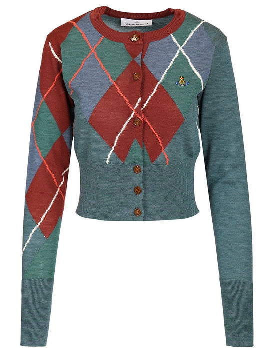 Vivienne Westwood Carigan "Argyle" - Multi