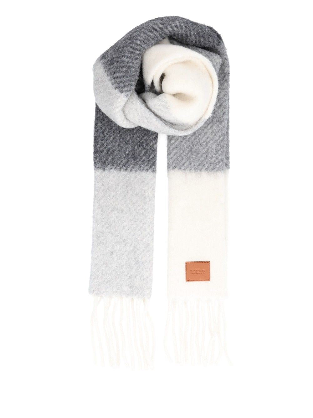 Loewe Wool And Alpaca Blend Scarf - Multi