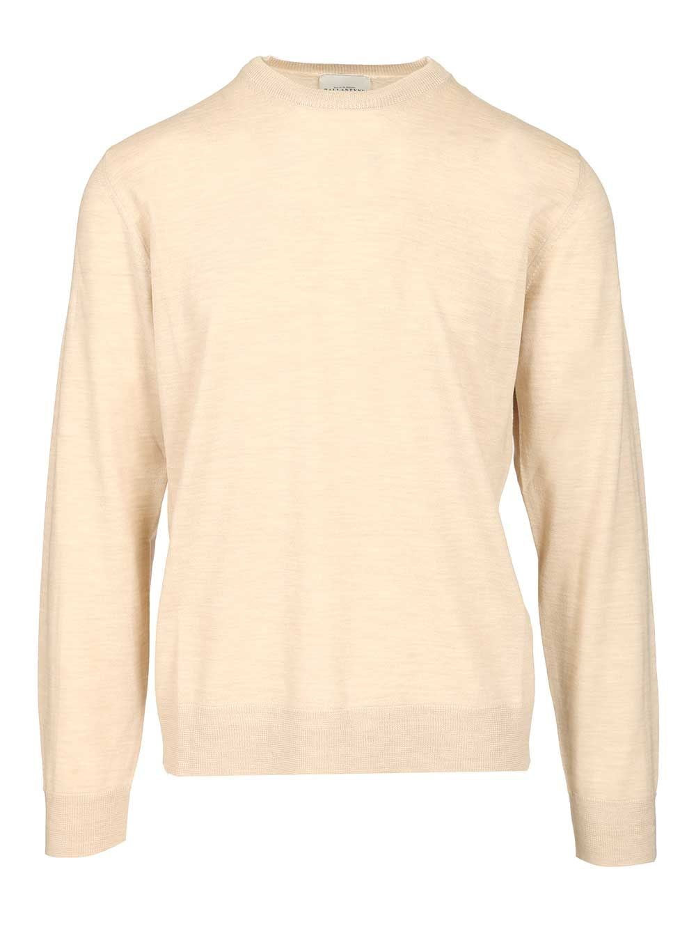 Ballantyne Crew Neck Pullover - White