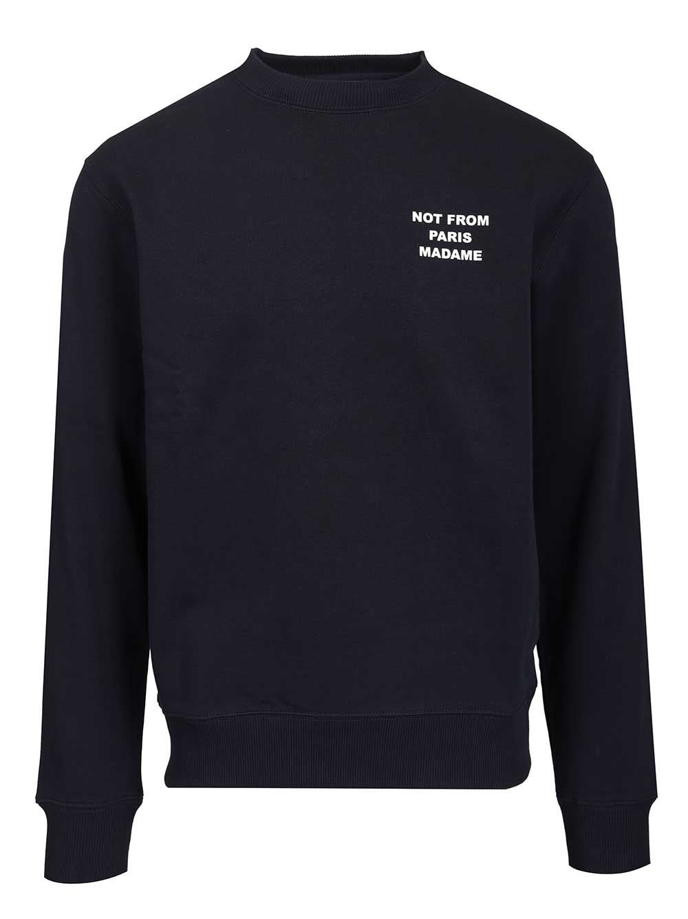Drole De Monsieur "Le Sweatshirt Slogan" Sweatshirt - Blue