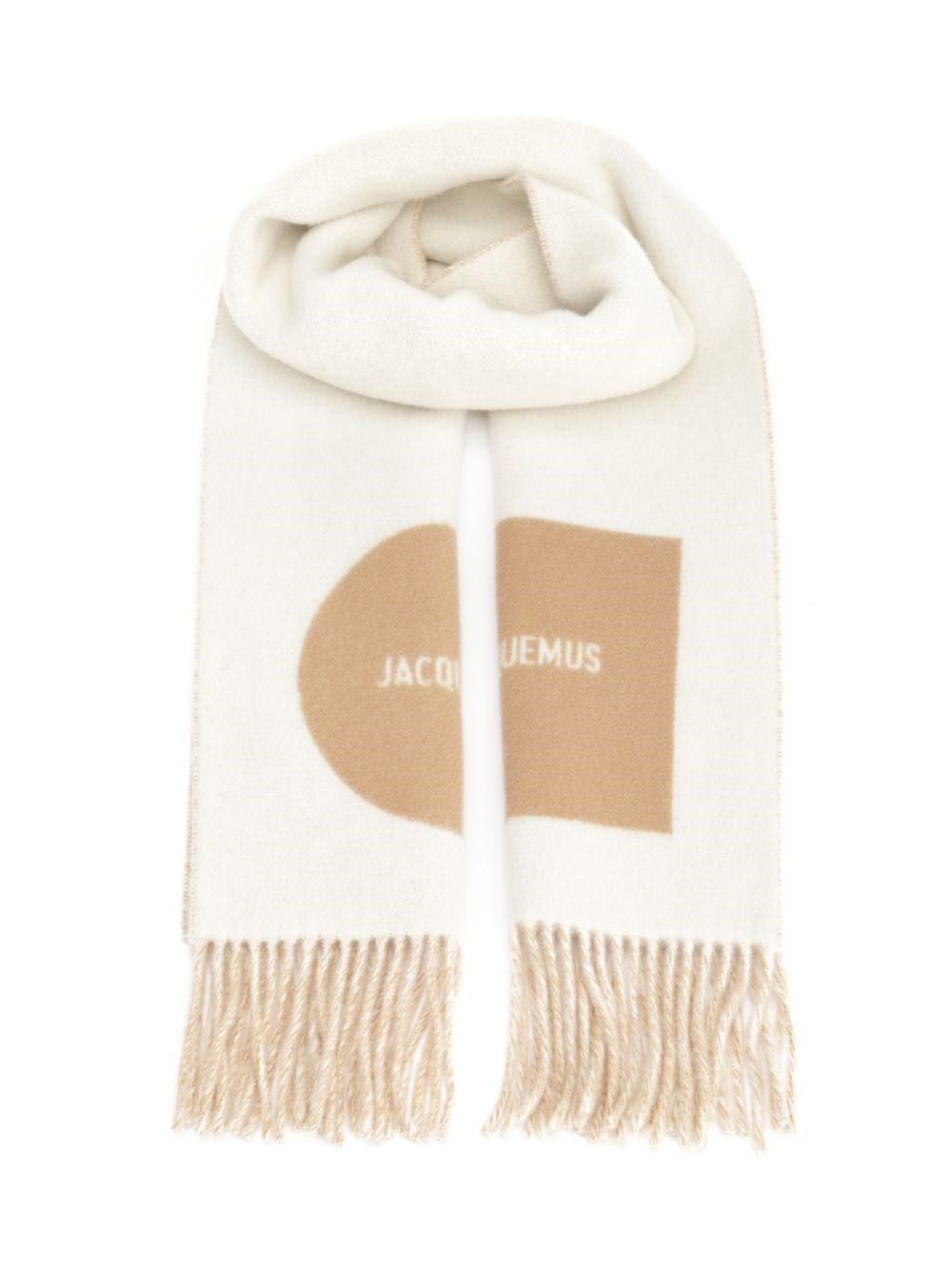 Jacquemus "Rond Carré" Scarf - Beige