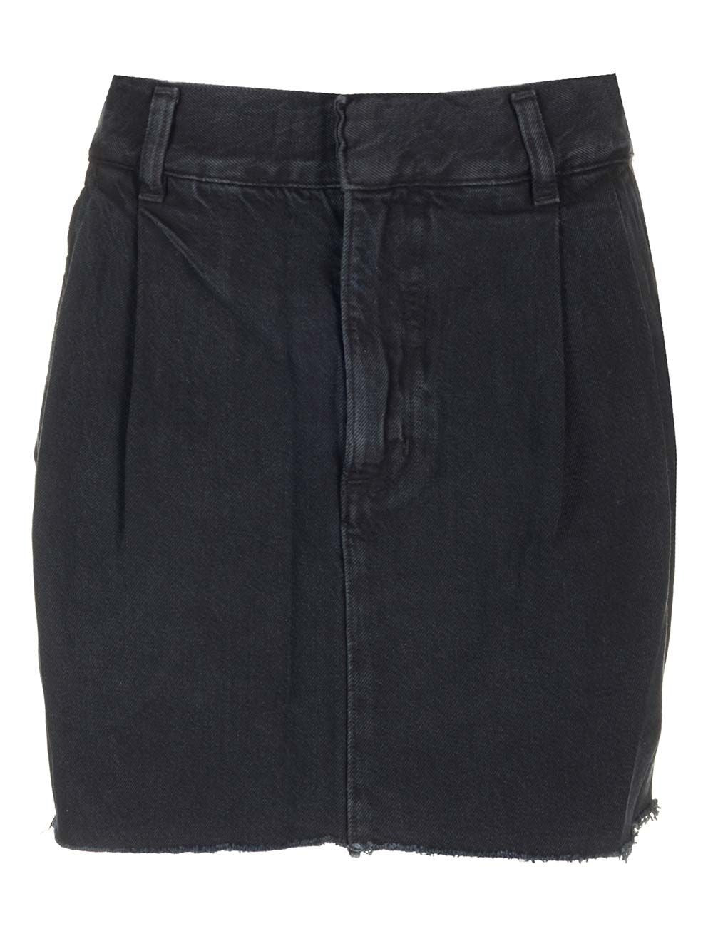 Agolde Mini Skirt "Becker" - Black