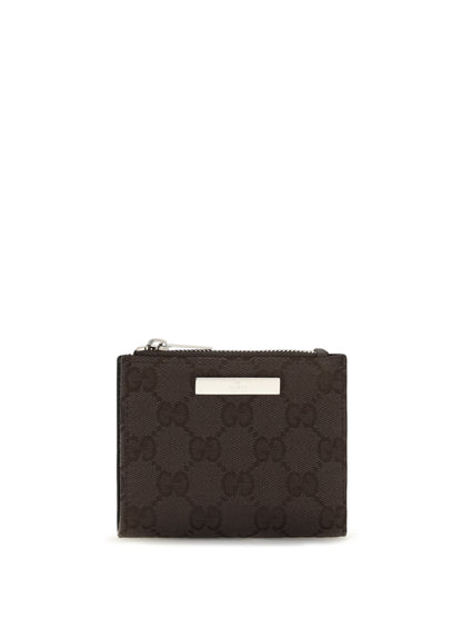 Gucci Small Wallet with plaque - Choco Br/Blk/Cocoa