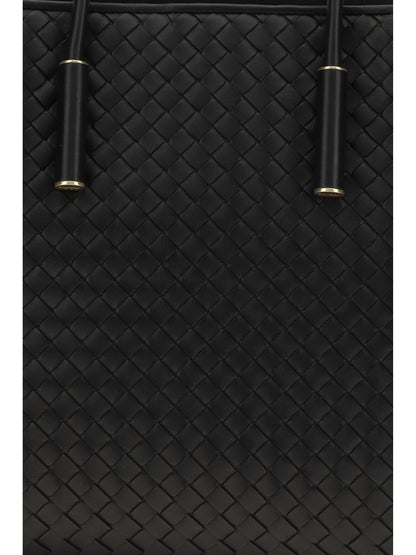 Bottega Veneta Barbara Tote Bag - Black-Brass Vibrato