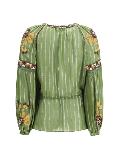 VALENTINO Lurex silk Shirt