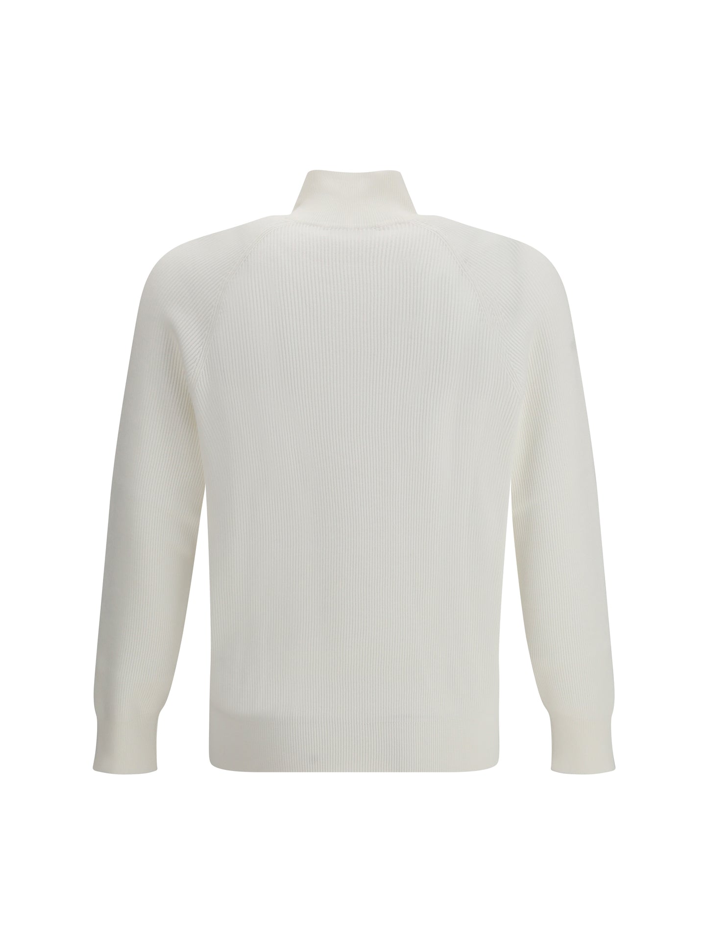 BRUNELLO CUCINELLI Cotton Sweater with a high neckline