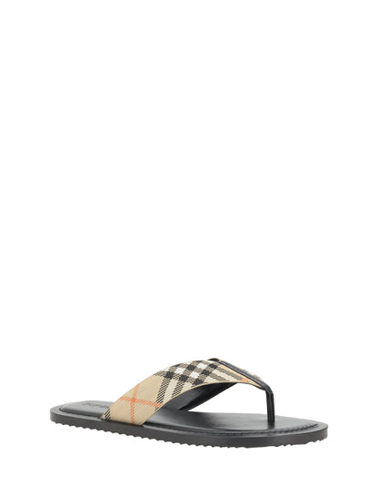 BURBERRY Pavilion Check Sandal