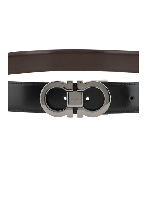 Ferragamo Gancini reversible Belt - Black