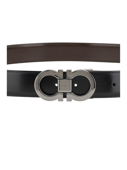 FERRAGAMO Gancini reversible Belt