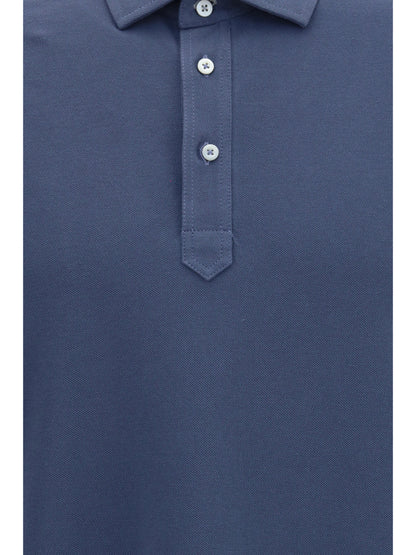 BRUNELLO CUCINELLI Short-sleeve cotton Polo Shirt