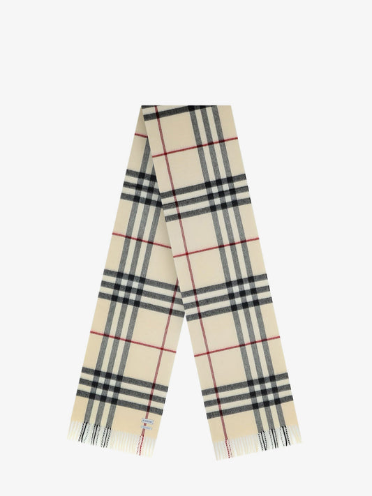 Burberry Cashmere Scarf With Giant Check Motif