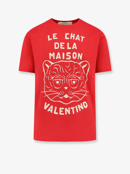 Valentino Le Chat De La Maison Cotton T Shirt