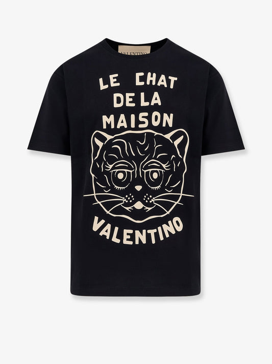 Valentino Le Chat De La Maison Cotton T Shirt