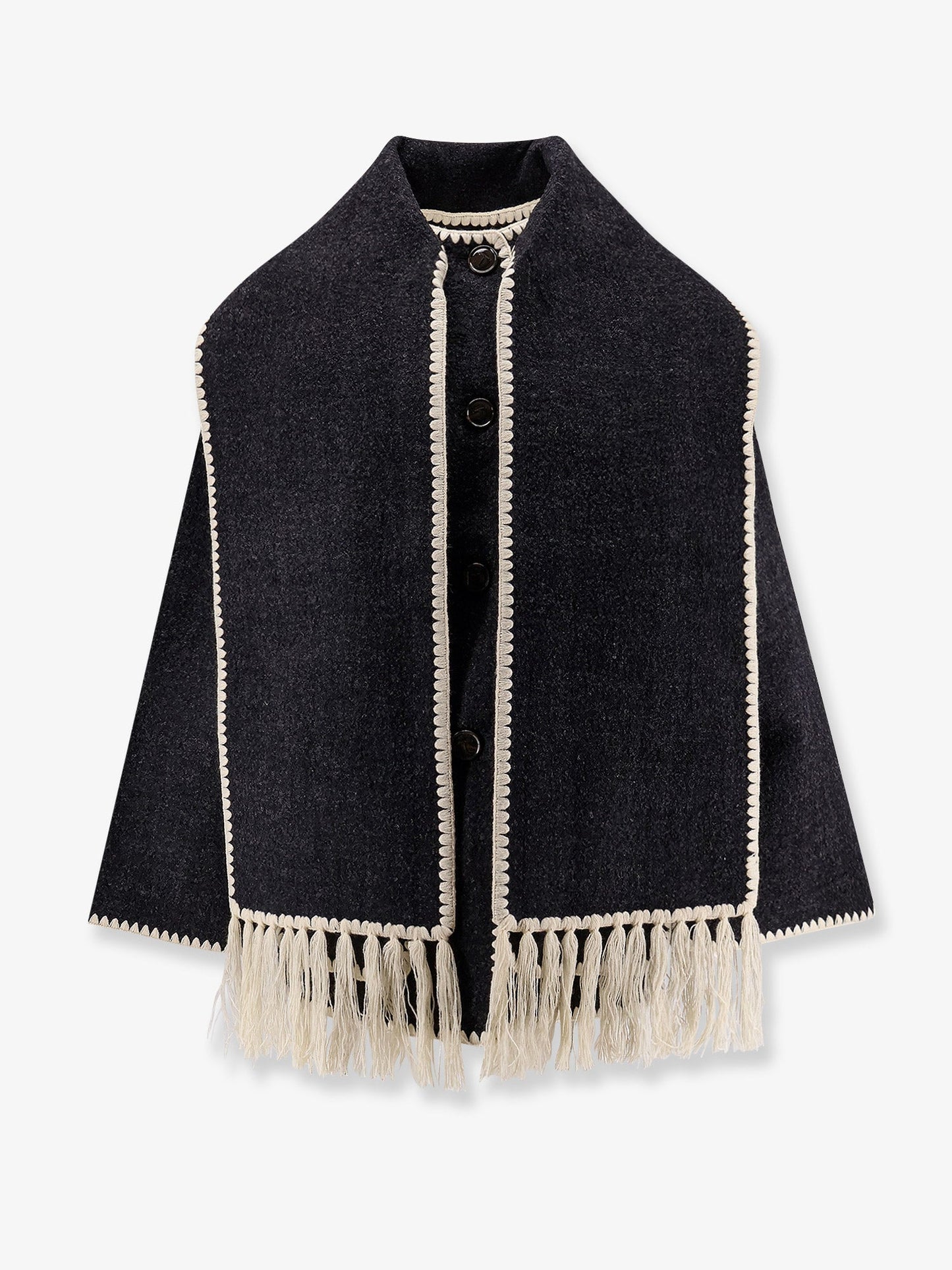 Toteme Wool Blend Emboidered Jacket