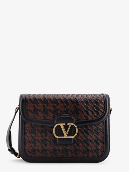 Valentino Garavani Valentino Garavani 9 To5 Woven Leather Shoulder Bag