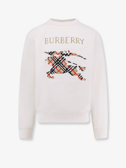 Burberry Cotton Sweatshirt With Logo Embroidery