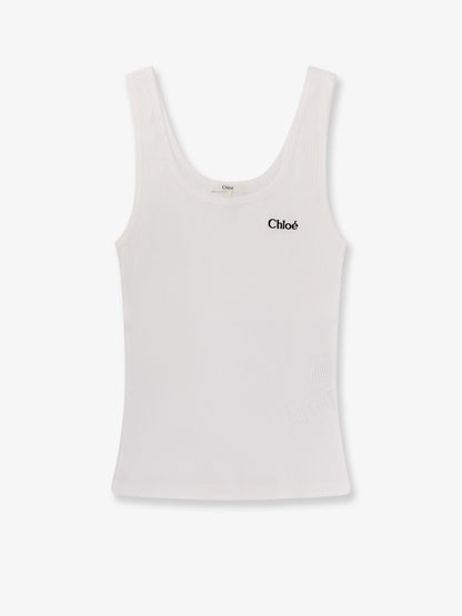 Chloe' Ribbed Cotton Tank Top