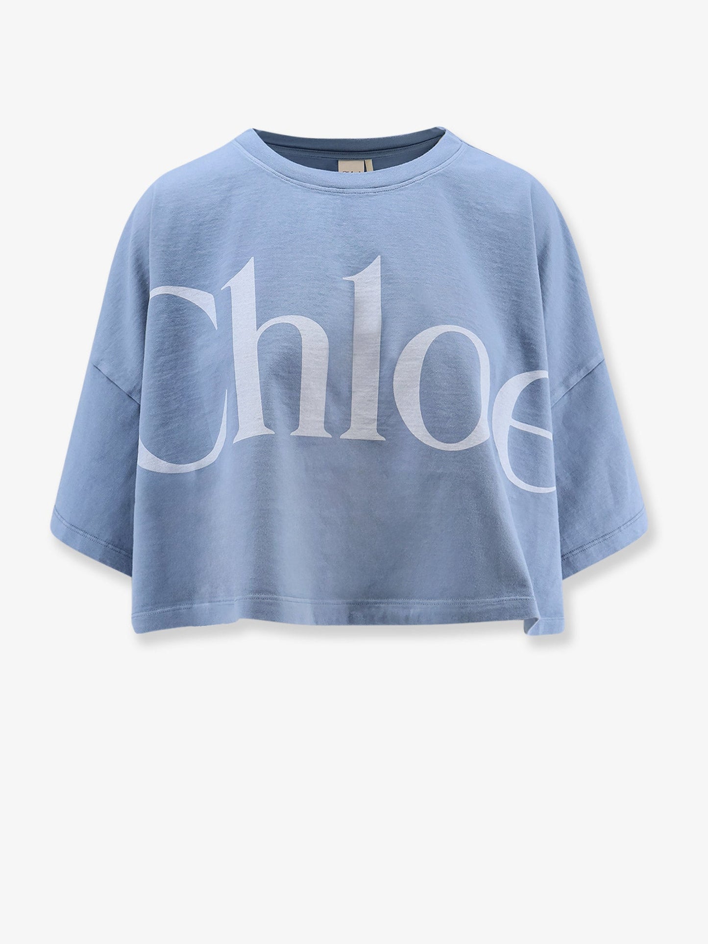 Chloe' Cropped Cotton T Shirt