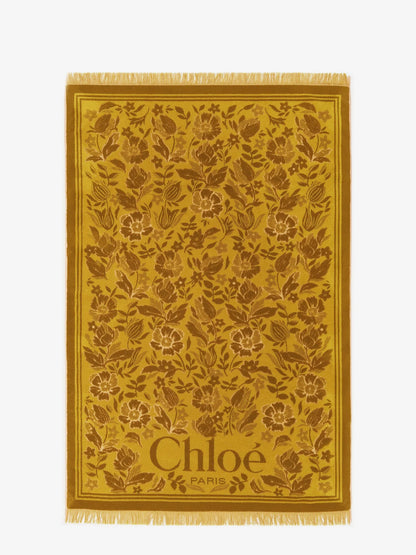 Chloe' The Chloé Plage Beach Towel In Cotton Toweling