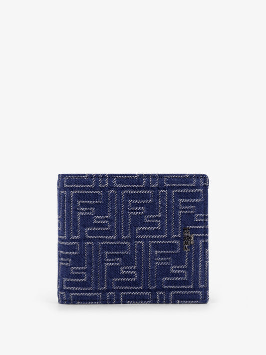 Fendi Bifold Wallet In Ff Jacquard Fabric
