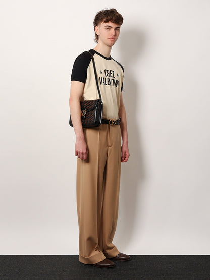 Valentino Garavani Valentino Garavani 9 To5 Woven Leather Shoulder Bag