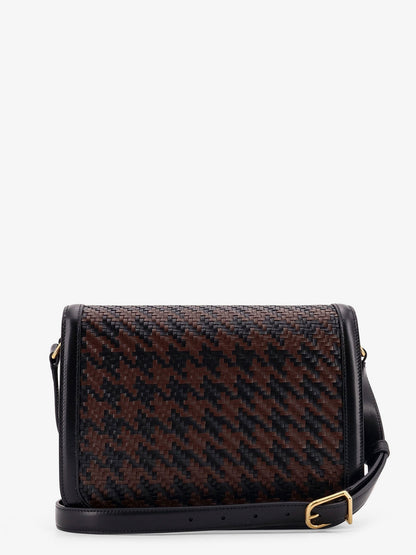 Valentino Garavani Valentino Garavani 9 To5 Woven Leather Shoulder Bag