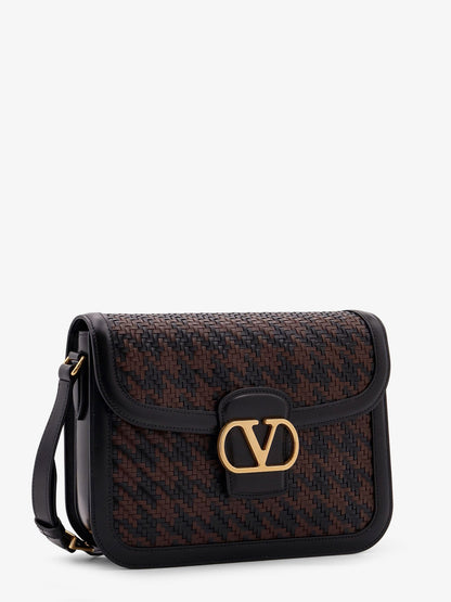 Valentino Garavani Valentino Garavani 9 To5 Woven Leather Shoulder Bag
