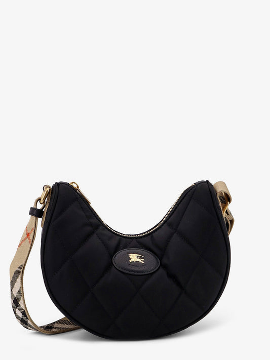Burberry Horseshoe Nylon Shoulder Bag