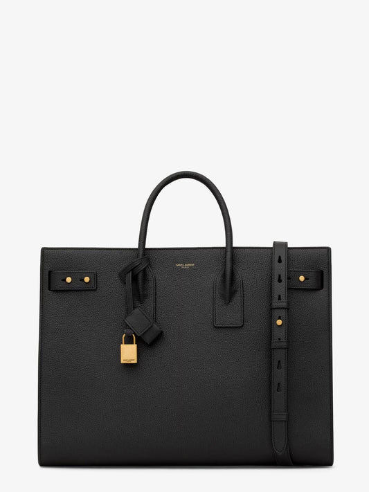 Saint Laurent Sac De Jour Large Leather Shoulder Bag