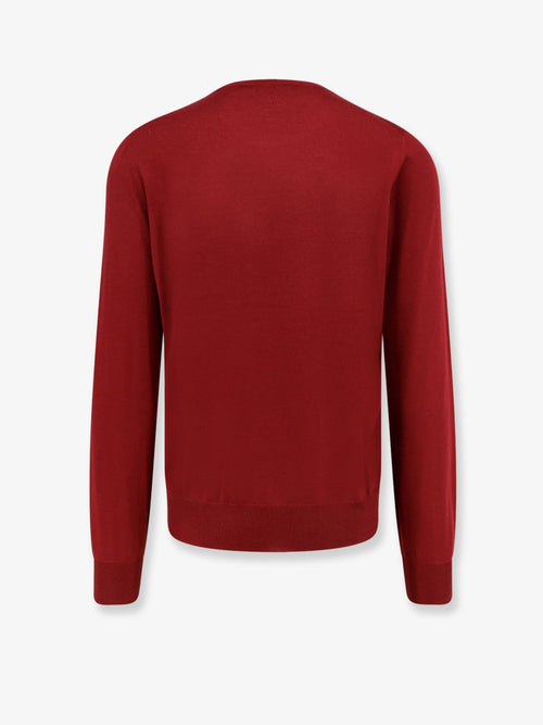 Brunello Cucinelli Cahmere and silk sweater - Red Ciottolo