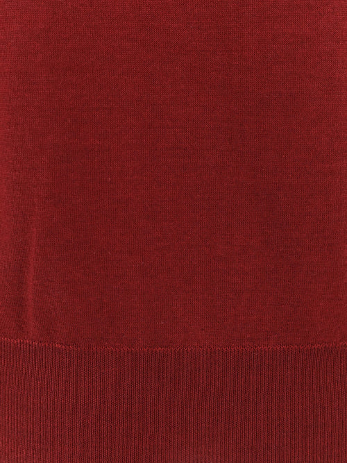 Brunello Cucinelli Cahmere and silk sweater - Red Ciottolo