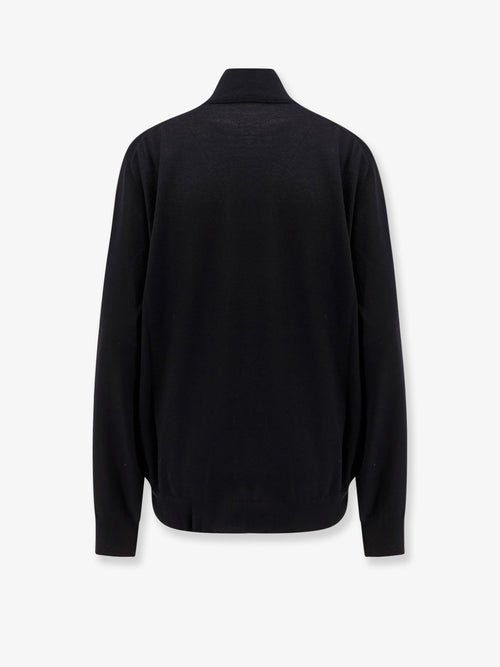 Brunello Cucinelli Cashmere and silk turtleneck - Nero Grigio Scuro