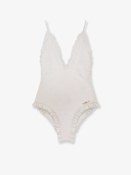 Chloe' Swimsuit With Logo Detail