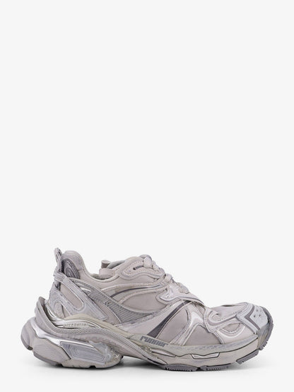 Balenciaga Runner 2 Nylon Low Top Sneakers With Leather Inserts