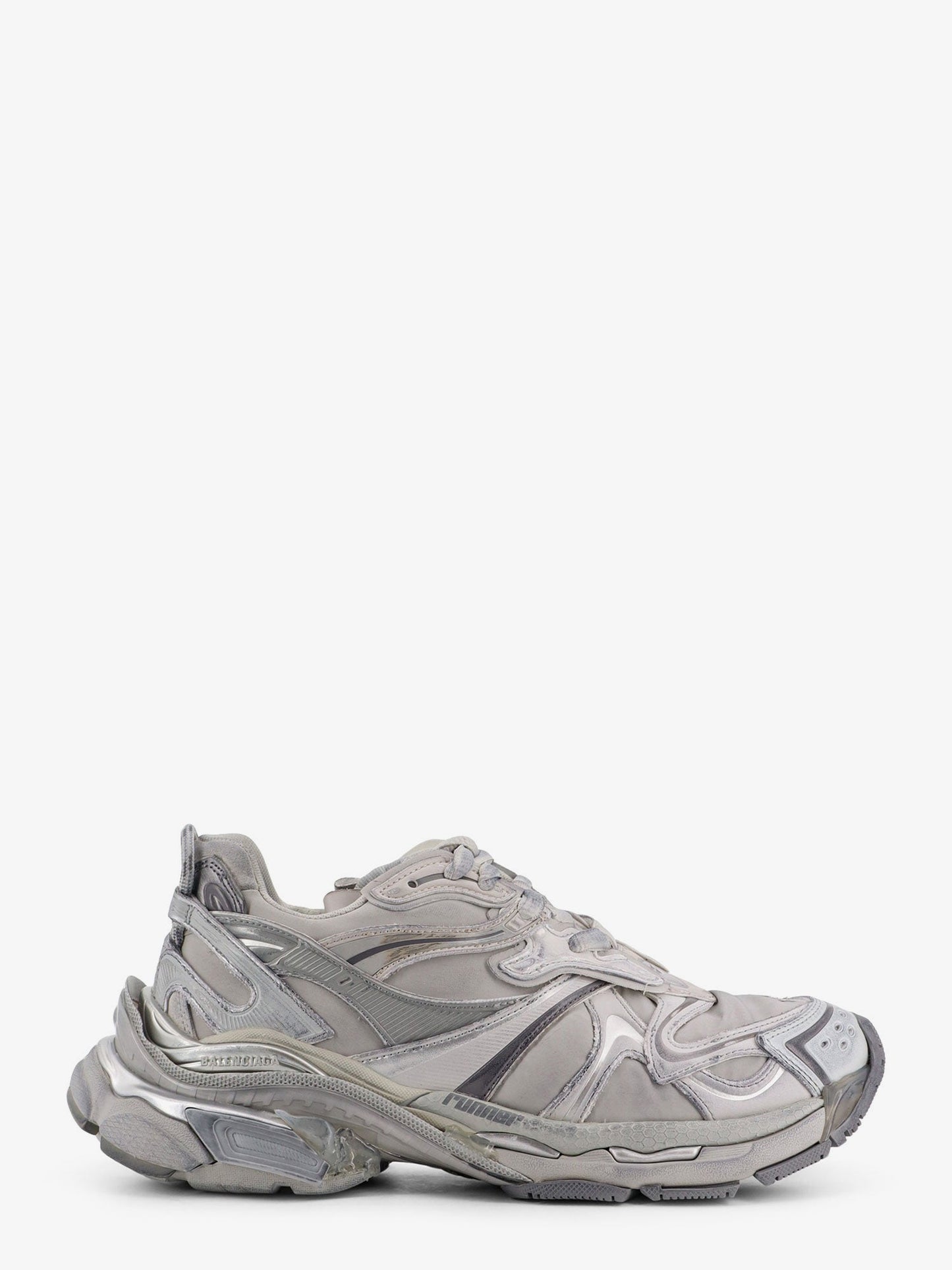 Balenciaga Mesh And Nylon Runner 2 Sneakers